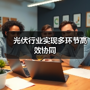 光伏行业实现多环节高效协同(图4) 光伏行业实现多环节高效协同(图4)
