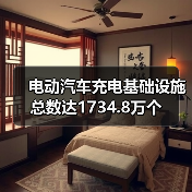 电动汽车充电基础设施总数达1734.8万个（图3）