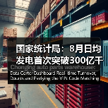 国家统计局:8月日均发电首次突破300亿千瓦时,达302亿千瓦时(图2) 国家统计局:8月日均发电首次突破300亿千瓦时,达302亿千瓦时(图2)