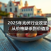 2025年光伏行业攻坚战:从价格厮杀到价值重构(图4) 2025年光伏行业攻坚战:从价格厮杀到价值重构(图4)