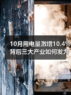 10月用电量激增10.4%背后三大产业如何发力?(图4) 10月用电量激增10.4%背后三大产业如何发力?(图4)
