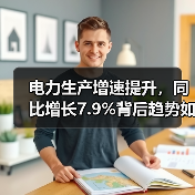 电力生产增速提升,同比增长7.9%背后趋势如何?(图3) 电力生产增速提升,同比增长7.9%背后趋势如何?(图3)