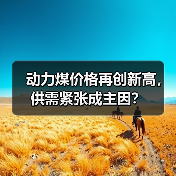 动力煤价格再创新高,供需紧张成主因?(图1) 动力煤价格再创新高,供需紧张成主因?(图1)