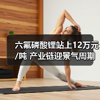 六氟磷酸锂站上12万元/吨 产业链迎景气周期(图4) 六氟磷酸锂站上12万元/吨 产业链迎景气周期(图4)