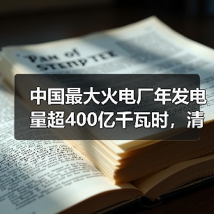 中国最大火电厂年发电量超400亿千瓦时,清洁煤电升级如何实现?(图4) 中国最大火电厂年发电量超400亿千瓦时,清洁煤电升级如何实现?(图4)