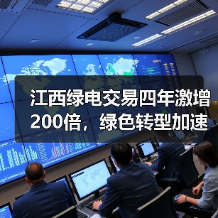 江西绿电交易四年激增200倍,绿色转型加速!(图1) 江西绿电交易四年激增200倍,绿色转型加速!(图1)