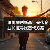 银价屡创新高,光伏企业加速寻找替代方案(图1) 银价屡创新高,光伏企业加速寻找替代方案(图1)