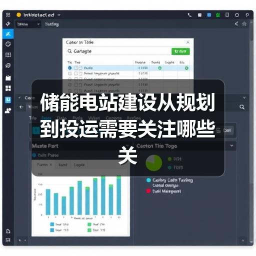 储能电站建设从规划到投运需要关注哪些关键环节(图2) 储能电站建设从规划到投运需要关注哪些关键环节