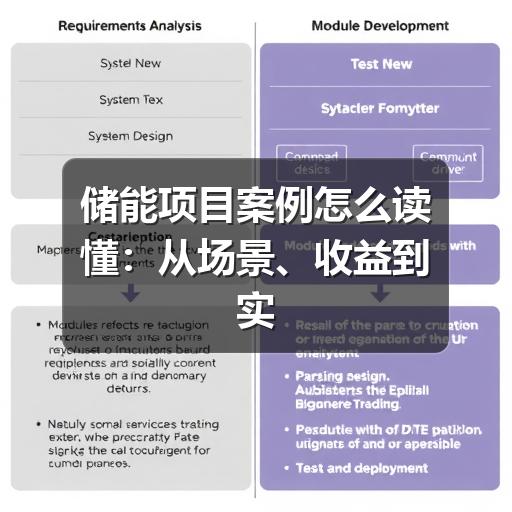 如何看懂储能项目案例?关键点全解析-云溯流普瑞能源科技有限公司(图1) 储能项目案例怎么读懂:从场景、收益到实施要点的实用参考