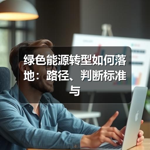 绿色能源转型如何落地?企业实操指南与误区解析-云溯流普瑞能源科技有限公司(图1) 绿色能源转型如何落地:路径、判断标准与常见误区