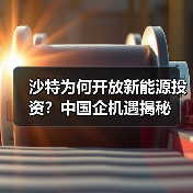 沙特为何开放新能源投资?中国企机遇揭秘(图4) 沙特为何开放新能源投资?中国企机遇揭秘(图4)