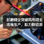 新疆钢企突破风电钢全规格生产,助力新能源发展(图2) 新疆钢企突破风电钢全规格生产,助力新能源发展(图2)