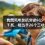 我国风电装机突破6亿千瓦，相当于26个三峡电站（图1）