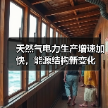 天然气电力生产增速加快，能源结构新变化（图1）