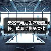 天然气电力生产增速加快，能源结构新变化（图4）