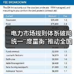 电力市场规则体系破局 统一 电力市场规则体系破局 统一